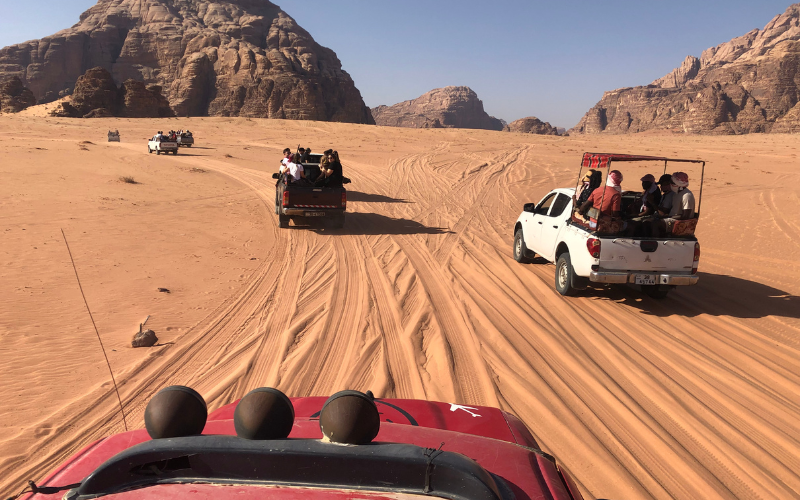 Excursion dans le désert de Wadi Rum en 4x4
